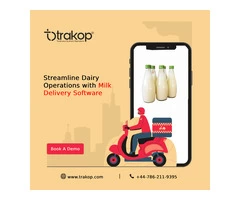Experience Dairy Excellence with Trakop's Milk Delivery Software