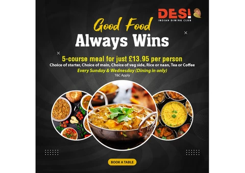 Desi Indian Dinging Club | Gourmet Nights - 2/2