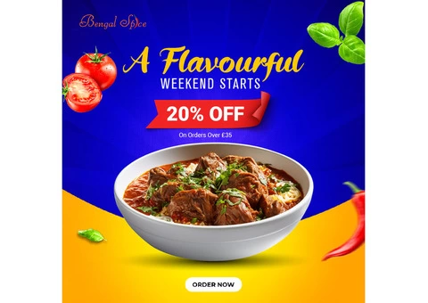 Bengal Spice |  20% Discount On Orders Over £35