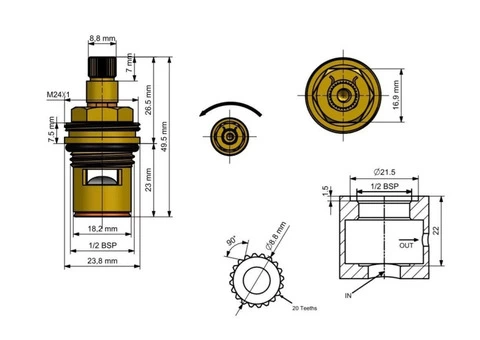 Ceramic Disc Valves: Revolutionizing Bath tap Valves