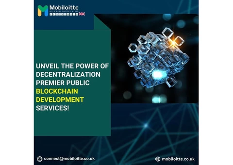 Innovation with Mobiloitte's Public Blockchain Development Services Today