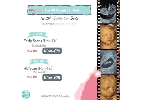 Don't Miss Out Our Special Baby Scan Offer
