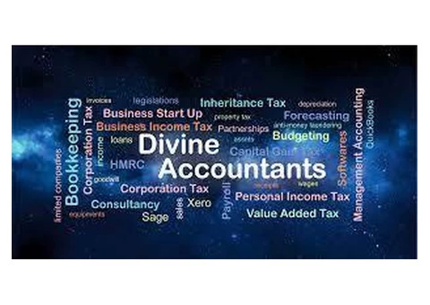 Bookkeeping Services and Corporation Tax Returns by Divine Accountants.