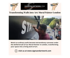 From Concept to Creation: The Journey of Mural Painters in London
