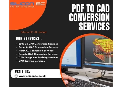 Best PDF to CAD Conversion  Services in Swindon, United Kingdom at a very low cost