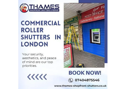 Commercial Roller Shutters in London - Thames Shopfront Shutter