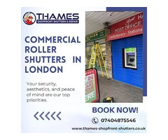 Commercial Roller Shutters in London - Thames Shopfront Shutter