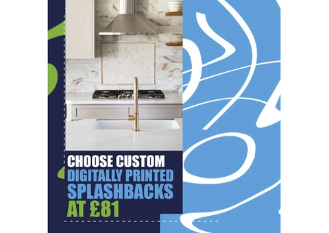 Choose Custom Digitally Printed Splashbacks at £81 - 1/14