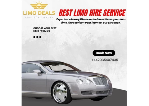 Experience the luxury with our premium limo hire service in Cardiff