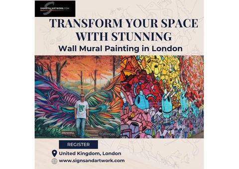 Transform Your Space with Stunning Wall Mural Painting in London