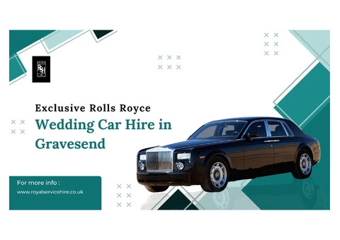Exclusive Rolls Royce Wedding Car Hire in Gravesend