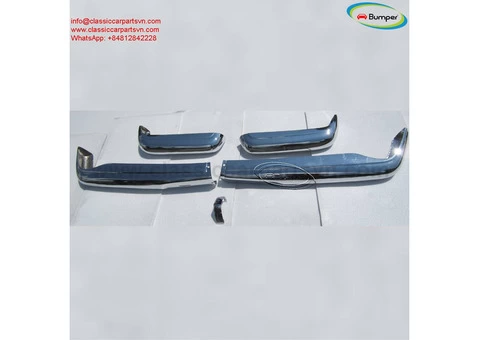 Mercedes Pagode W113 bumpers without over rider (1963 -1971) models 230SL 250SL 280SL - 2/4