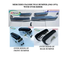 Mercedes Pagode W113 bumpers with over rider (1963 -1971)