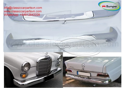Mercedes W110 EU style bumper new (1961 - 1968) - 1/4