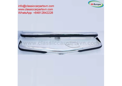 Mercedes W123 Sedan bumper (1976–1985) by stainless steel - 3/4