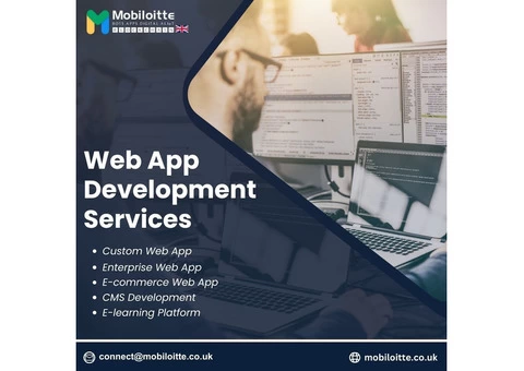 Revolutionize Your Business with Mobiloitte UK -Web App Development Services