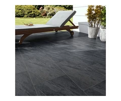 Black Porcelain Paving: For a timeless and elegant outdoor space
