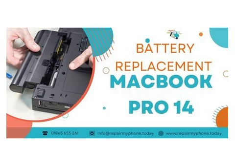 MacBook Pro 14 Battery Replacement at Repair My Phone Today in Oxford