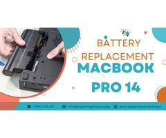 MacBook Pro 14 Battery Replacement at Repair My Phone Today in Oxford