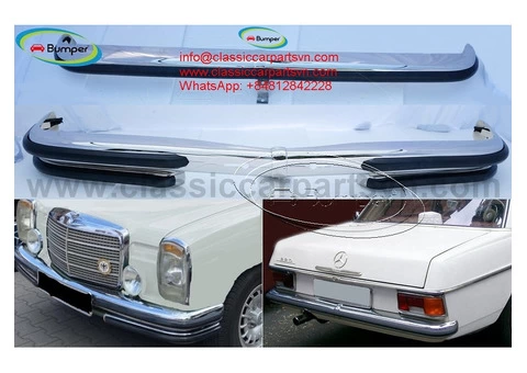 Mercedes W114 W115 Sedan Series 2 (1968-1976) bumpers with front lower - 1/4