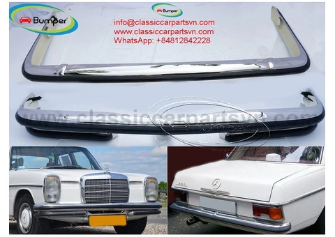 Mercedes W114 W115 250c 280c coupe (1968-1976) bumpers with front lower - 1/4