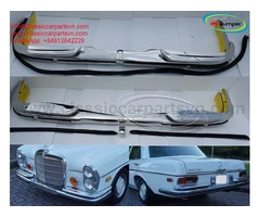 Mercedes W108 and W109 bumpers (1965-1973) by stainless steel