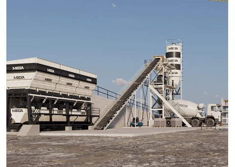 CONCRETE BATCHING PLANT 30 m3 – PAN MIXER- FREE SHIPPING - 3/6
