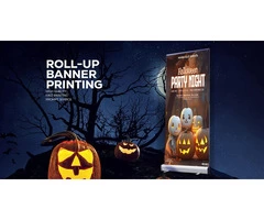 Print Spooktacular Halloween Roll Up Banner