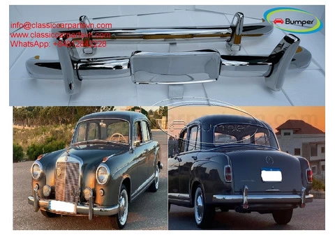 Mercedes 220a. S.SE Ponton S year (1954 - 1957) bumpers. - 1/5