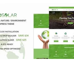 2022 Best WordPress Theme for Eco Environmental & Nature