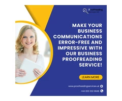 Get The Business Proofreading Help in UK