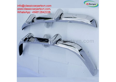 Volvo PV 544 Euro bumper (1958-1965) stainless steel - 3/4