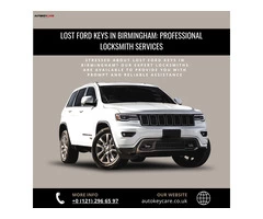 Lost Ford Keys in Birmingham: Professional Locksmith Services