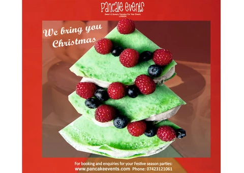Best Corporate Christmas Catering of London | Delight Your Teams with Festive Pancakes - 2/11