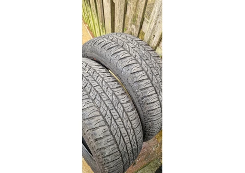 Set of four all terain tyres,225 55 r18,yokohama geolanders - 4/5