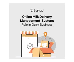 Optimize Your Dairy Business with Trakop's Online Milk Delivery Management System!
