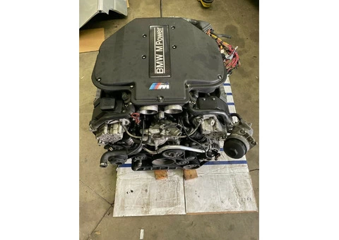 Bmw M5 S62 E39 V8 Complete Engine S62B50 5.0 Motor Transmission Gearbox Ecu - 1/5