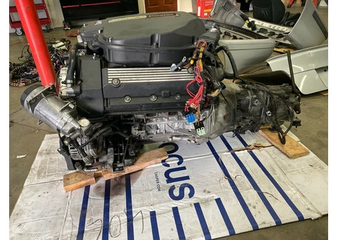 Bmw M5 S62 E39 V8 Complete Engine S62B50 5.0 Motor Transmission Gearbox Ecu - 4/5