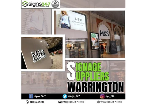Signage Suppliers Warrington