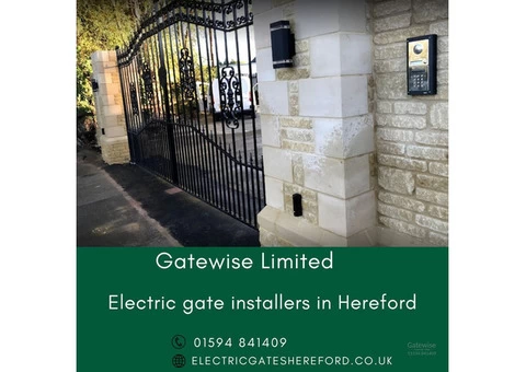 High Standard Automatic Electric Gates in Hereford