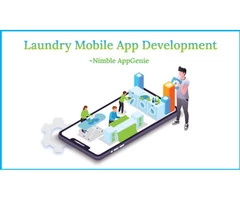 Laundry mobile app development-Nimble Appgenie
