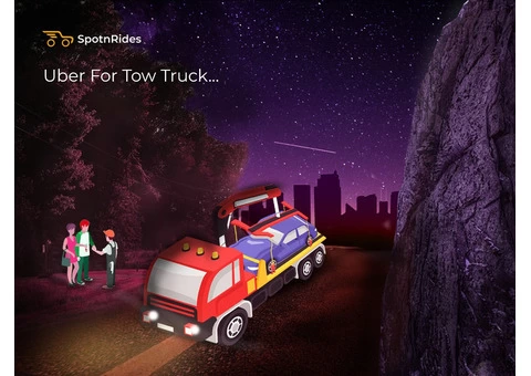 SpotnRides- Uber for Tow Trucks App Development Services - 1/7