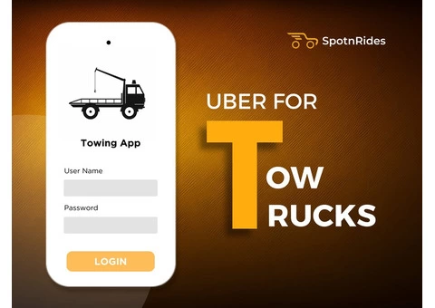 SpotnRides- Uber for Tow Trucks App Development Services - 2/7