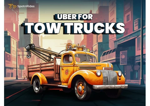 SpotnRides- Uber for Tow Trucks App Development Services - 3/7