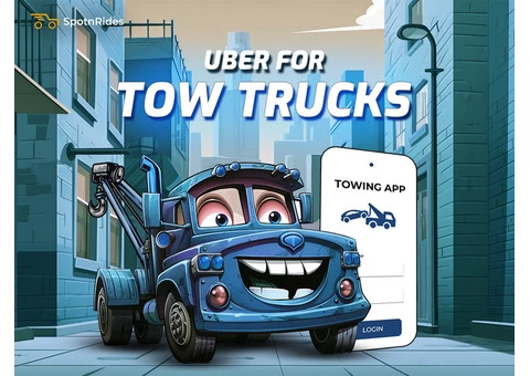 SpotnRides- Uber for Tow Trucks App Development Services - 6/7