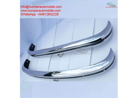 Volkswagen Type 3 bumper (1970-1973) in stainless steel - 3/4