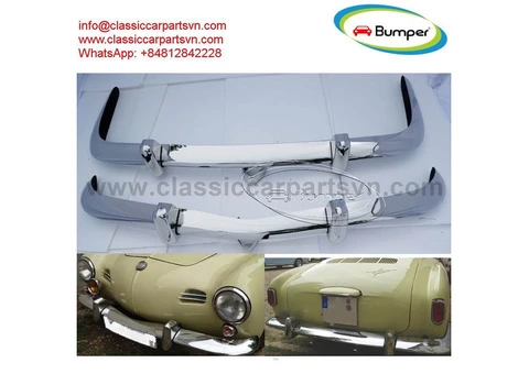 Volkswagen Karmann Ghia Euro style bumper (1970-1971) by stainless steel - 1/4