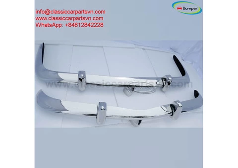 Volkswagen Karmann Ghia Euro style bumper (1970-1971) by stainless steel - 2/4