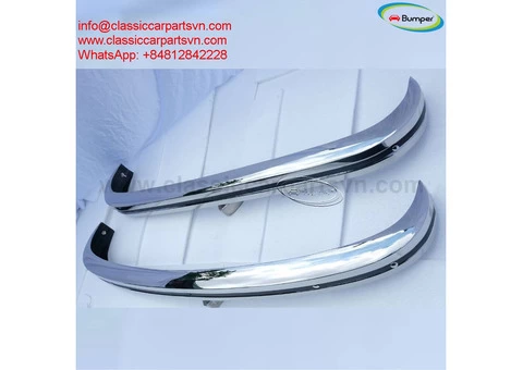 Volkswagen Type 3 bumper (1970-1973) in stainless steel - 3/4