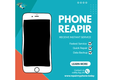 Apple iPhone Screen Repair - Repair My Phone Today in Oxford: Fast, Reliable Service.